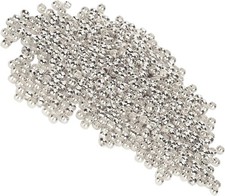 500 St&uuml;ck Quetschperlen 2 Mm Rohr Crimp End Spacer Stopper Perlen f&uuml;r Ohrring H