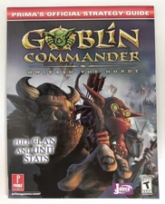 Goblin Commander Prima Official Strategy Guide Game Cube PS2 Xbox Jaleco