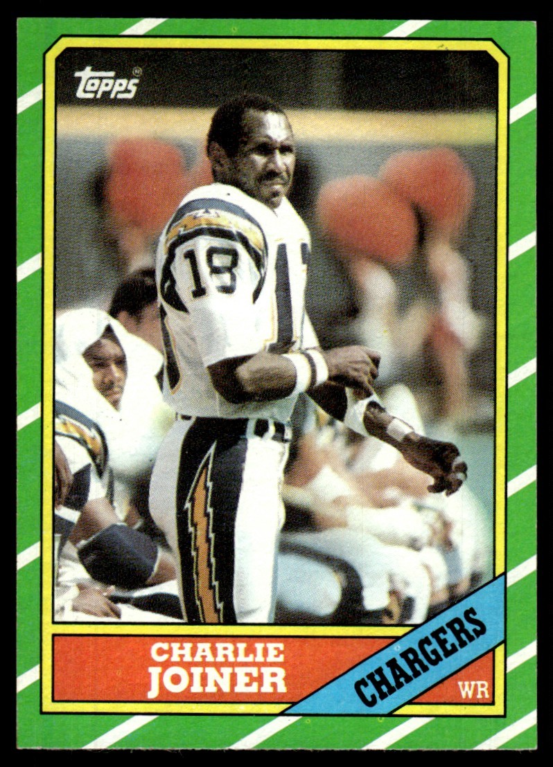 1986 Topps Charlie Joiner San Diego Chargers #236