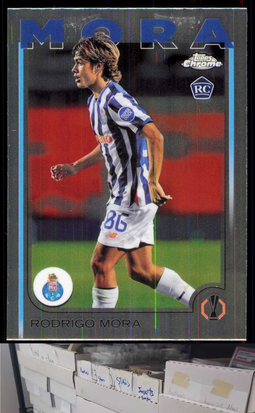 2024-25 Topps Chrome UEFA Club Competitions #137 Rodrigo Mora - JL