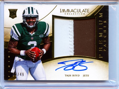 Panini - Immaculate Premium Patch - Tajh Boyd (008/049)