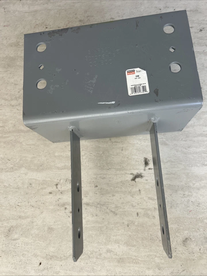 Simpson CC66 Column Cap for 6x Beam and Post, Heavy-Gauge Steel - Image 3 of 4