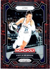 2024 Panini Prizm Monopoly WNBA #61 Kayla McBride Classic Icons Red Prizm