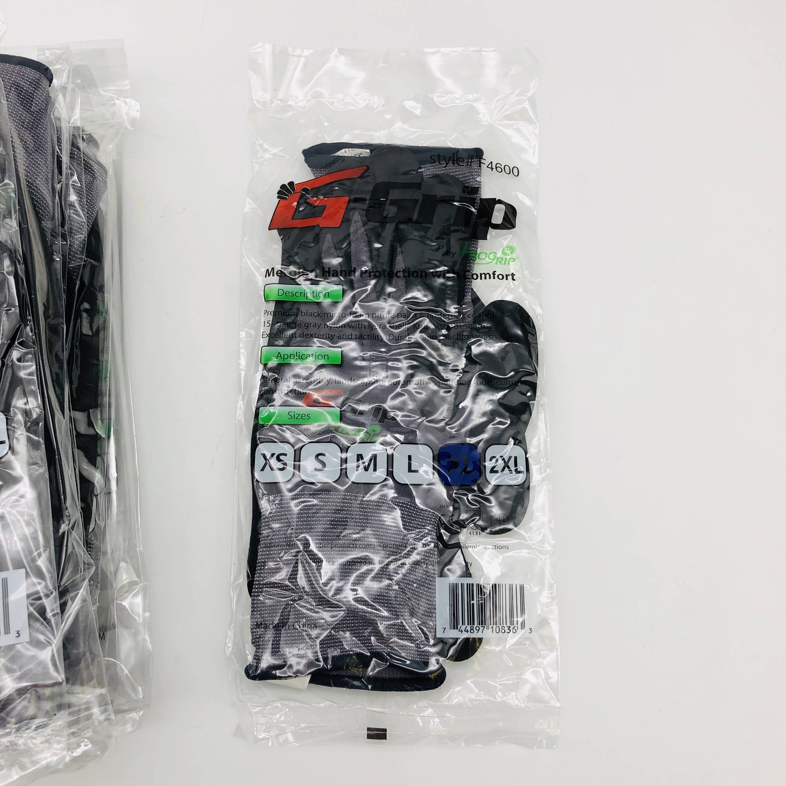 Liberty P-Grip F4600XL Work Glove Size XL Nitrile Micro Foam Palm 13gau 12 Pairs