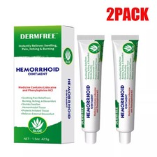 2Pack Hemorrhoids Remove Ointment Herbal Cream Relief Piles Pain Reduce Itching