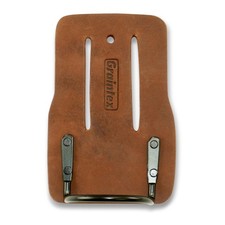 Hammer Holder for Tool Belt, Grain Leather, Steel Hammer Loop, Fits up to 3 Belt