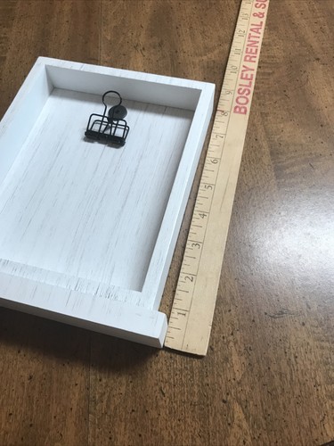 Picture /note Holder Rustic White - Picture 7 of 8