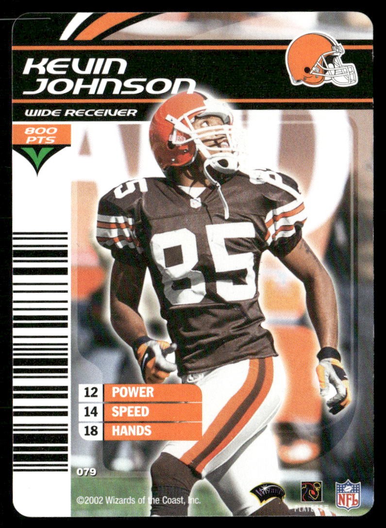 2002 NFL Showdown Kevin Johnson #079