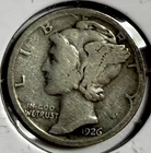 1926-S Mercury Dime - Free Shipping - (10-18)