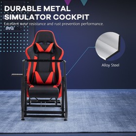 Supllueer G920 Stable Racing Sim Cockpit &Gaming Seat Fit Fanatec Logitech G923