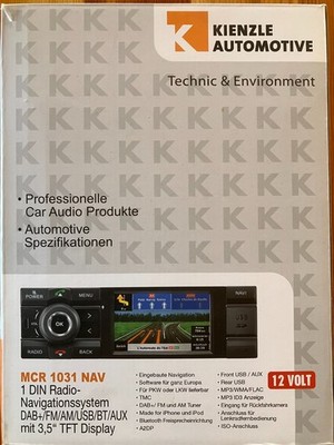 Radio-mit Navi Kienzle MCR 1031 NAV