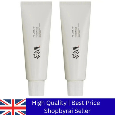 2x Koreanische Reis Extrakt Creme LSF50+ Feuchtigkeitsspendend Aufhellen Hautton 50ml