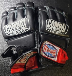 Combat Sports MMA Bag Gloves Martial Arts Boxing Size: Large