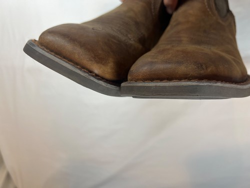 ARIAT MENS 8.5D SPORT RAMBLER BARTOP WESTERN BOOTS BROAD SQUARE TOE Cowboy South - Picture 20 of 20
