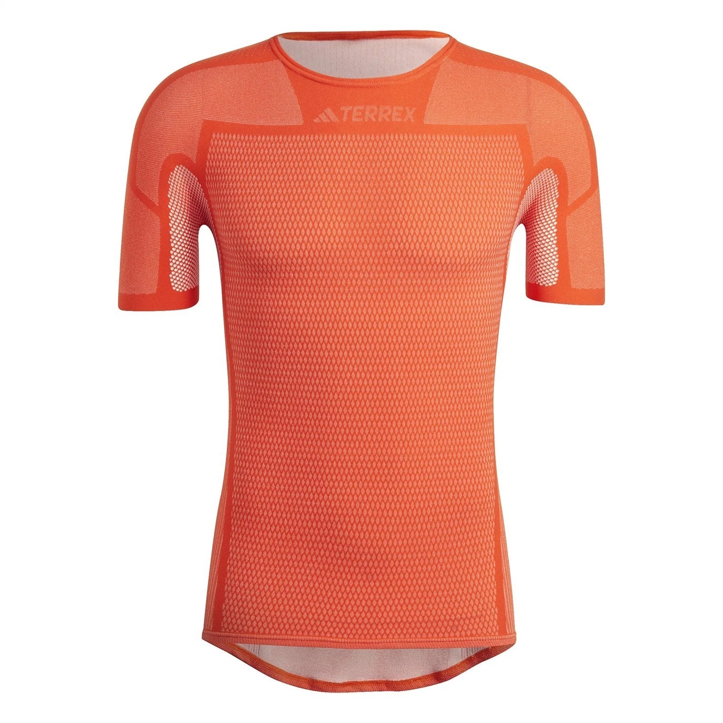adidas Terrex Baselayer Tee Mens - Seamless Base Layer Top - Short Sleeved - M-L