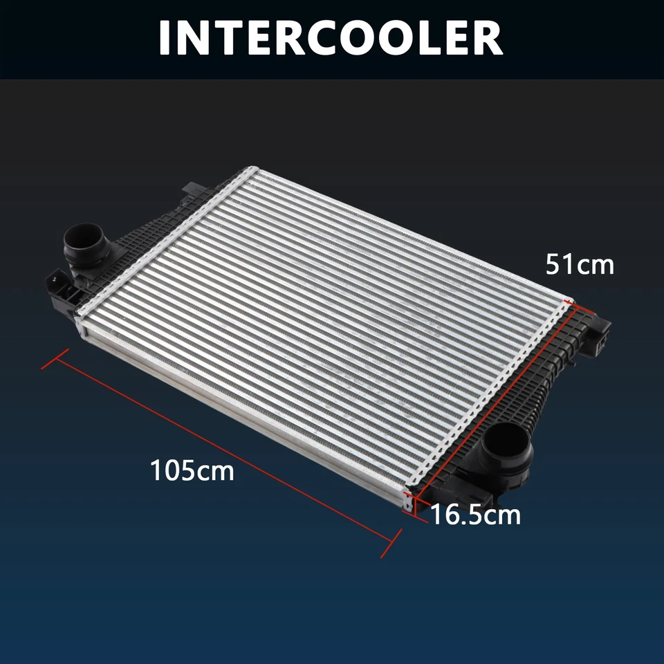 Intercooler para Cadillac ATS 2013-2019 CTS 2014-2019 Chevrolet Camaro 16-22 2,0 L Foto 2 de 4