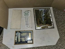 4 Vintage 60s/70s/80s Thermometers,Seagrams,Futer,Di Santo Bros.,Art Floral Shop