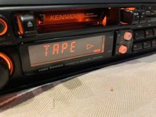 Kenwood Car Audio Stereo Amfm Cassette Pull-out Old School Krc-340 Rare Vintage
