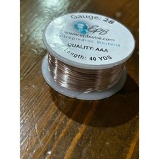 28 Gauge Rose Gold Copper Wire 40 Yards