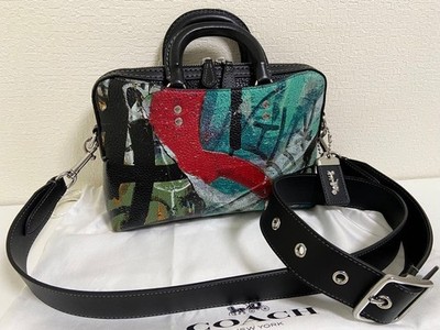 COACH  MINT SERF Rouge 25 Slim Briefs Handbag Shoulder bag Women's Auth