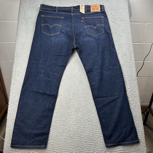 Levi’s 505 Regular Straight Leg Blau Jeans Herren Größe 42x30 Stretch - Bild 2 von 6