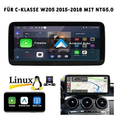 KAM+ Wireless CarPlay NTG 5.0 Autoradio f&uuml;r Mercedes C/GLC/V/X-Klasse W205 X253