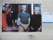 Jonathan Pryce & Götz Otto autographs signed A4 lobby card "James Bond" ACOA