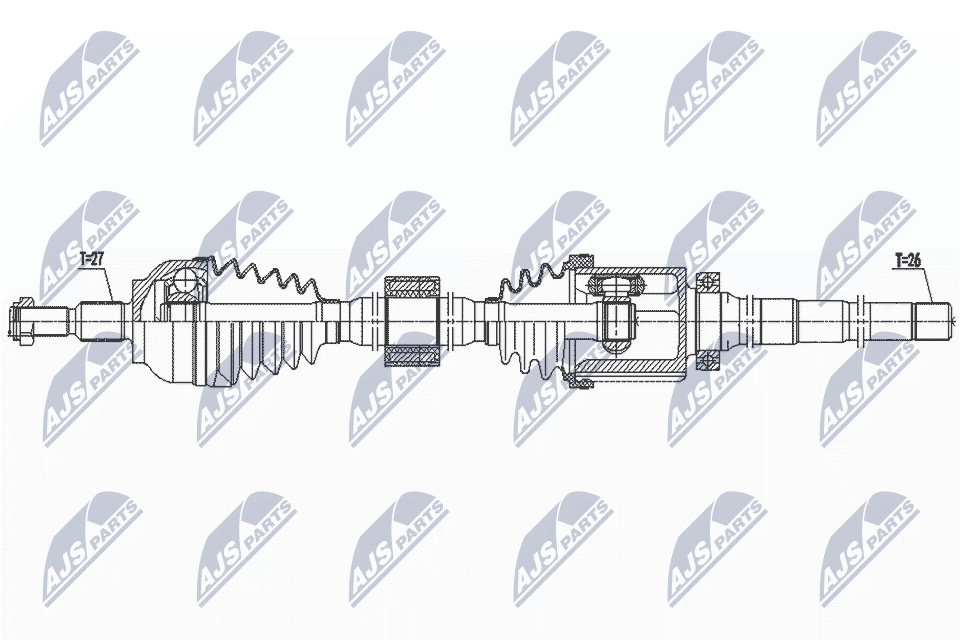 NTY NPW-FR-137 Drive Shaft for FORD - Image 9