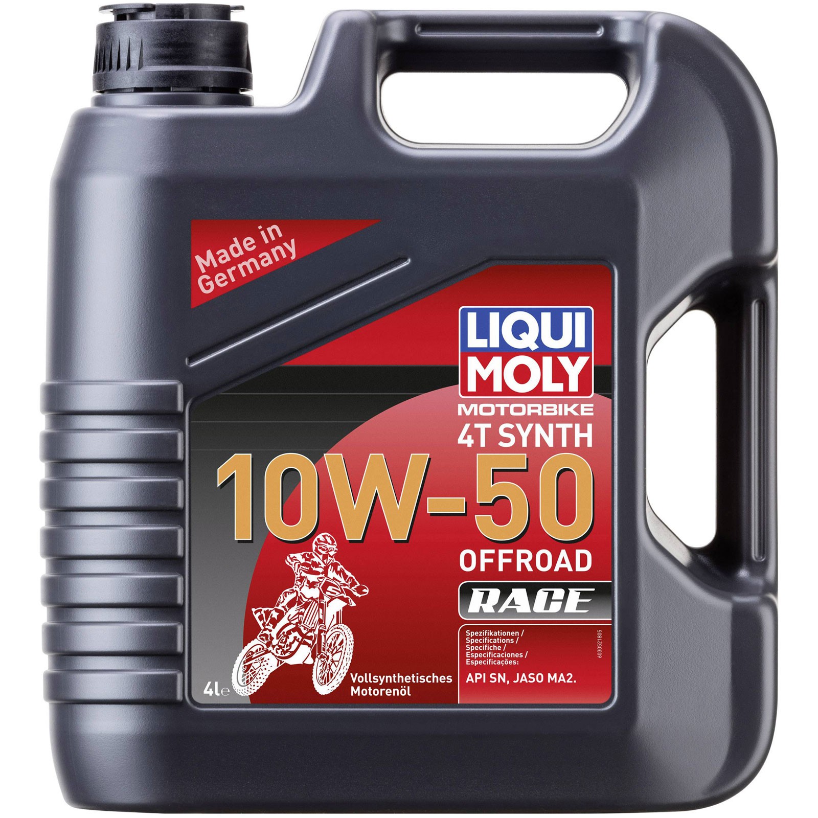 Liqui Moly Motorbike 4T Synth 10W-50 Offroad Oil 4L Fully Synthetic