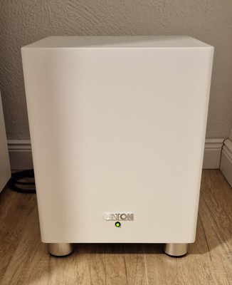 Canton DM 900 Subwoofer Weiss Wireless 