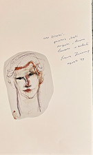 ERNESTO TRECCANI - COLLAGE E BELLA DEDICA 1999 A PITTORE VICARI