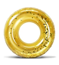 CoTa Global Inflatable Pool Float Tube Confetti Swim Ring Heavy Duty Vinyl