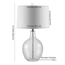 Safavieh NADINE 27" TABLE LAMP, Reduced Price 2172763500 TBL4259A