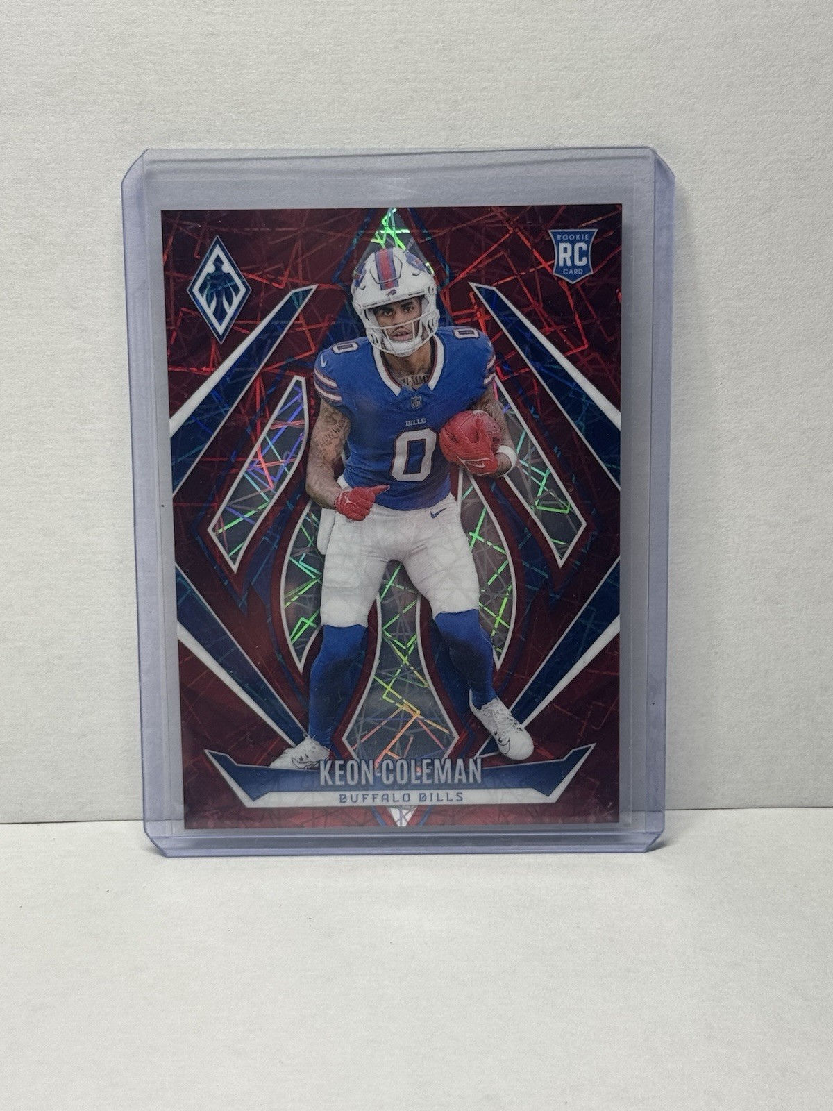 2024 Panini Phoenix - Rookies Keon Coleman #213 Red Lazer /199 (RC)