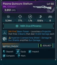 Borderlands 4 🎉 Plasma Quincunx Stellium (Cryo) ✨ [HyperionAMP]