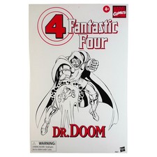 Marvel Legends Dr. Doom Retro Fantastic Four Carded 6    Vintage Hasbro Sealed