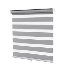 Zebra Blinds, Cordless Blinds for Windows, Roller Shades, Double Layered, She...