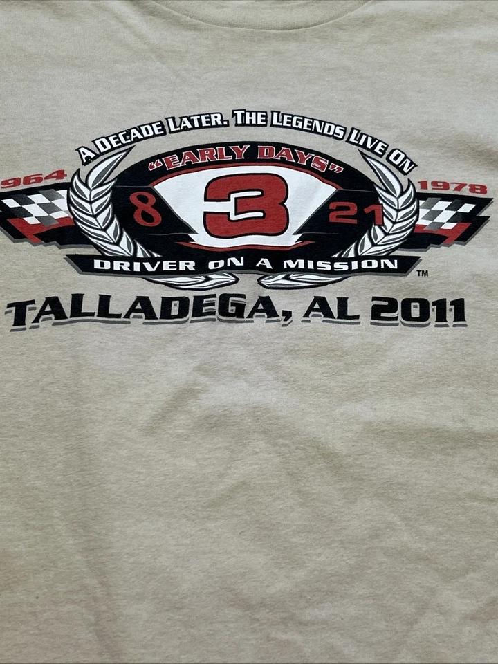 Dale Earnhardt Sr A Decade Later The Legend Lives On Talladega, AL 2011 衬衫 L — 第 2/4 张图片
