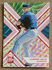 2018 Panini Elite Extra Edition - Landon Leach #121 Aspirations Red /150 (RC,SN)