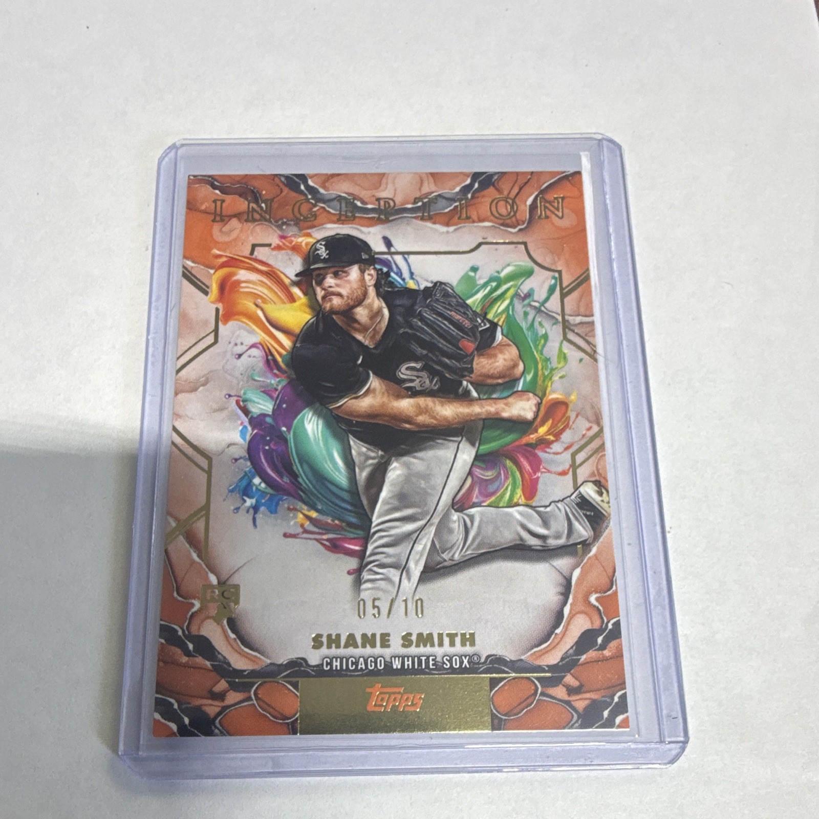 Topps Inception 2025 Shane Smith RC Chicago White Sox #22 Orange 05/10