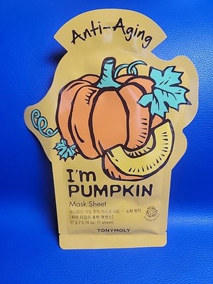 3X Tony Moly I'm Pumpkin Mask Sheet 3 for $10 Anti-aging Made In Korea