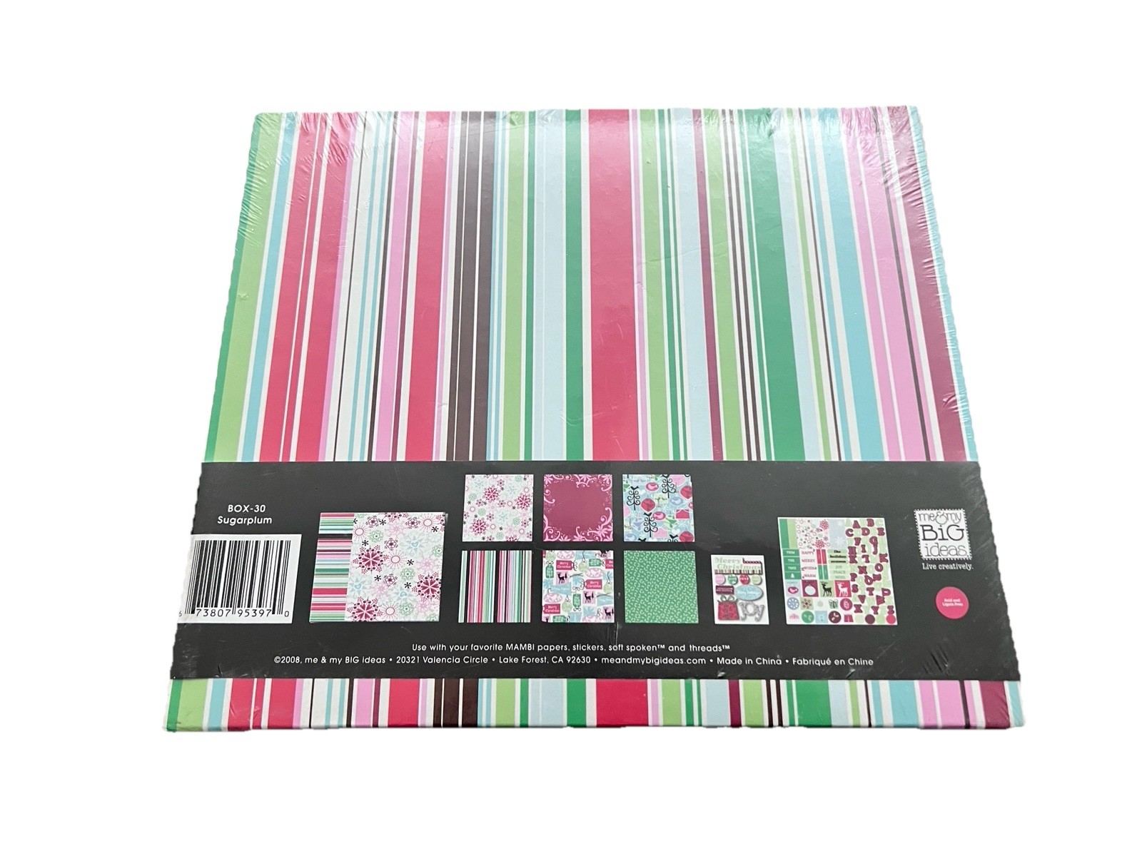 Vintage 2008 Me&My Big Ideas Christmas Scrapbook Album Kit New Sealed