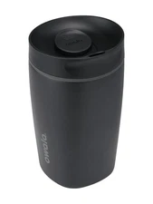 Owala SmoothSip Slider Insulated Stainless Steel Coffee Tumbler 12 oz. Black