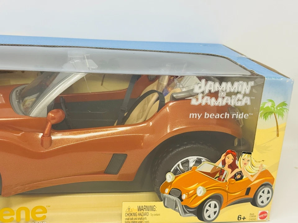 My Scene Barbie Jammin' in Jamaica 2003 My Beach Ride coche convertible C4202 Foto 3 de 4