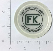 FKC Lake Shore Frontier Kemper Co Evansville Indiana Coal Mining Sticker Decal