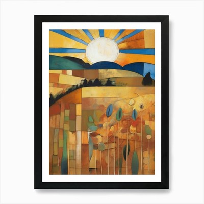 Sonnenaufgang 1 Kunstdruck gerahmt Wandbild Poster Leinwanddruck Bild
