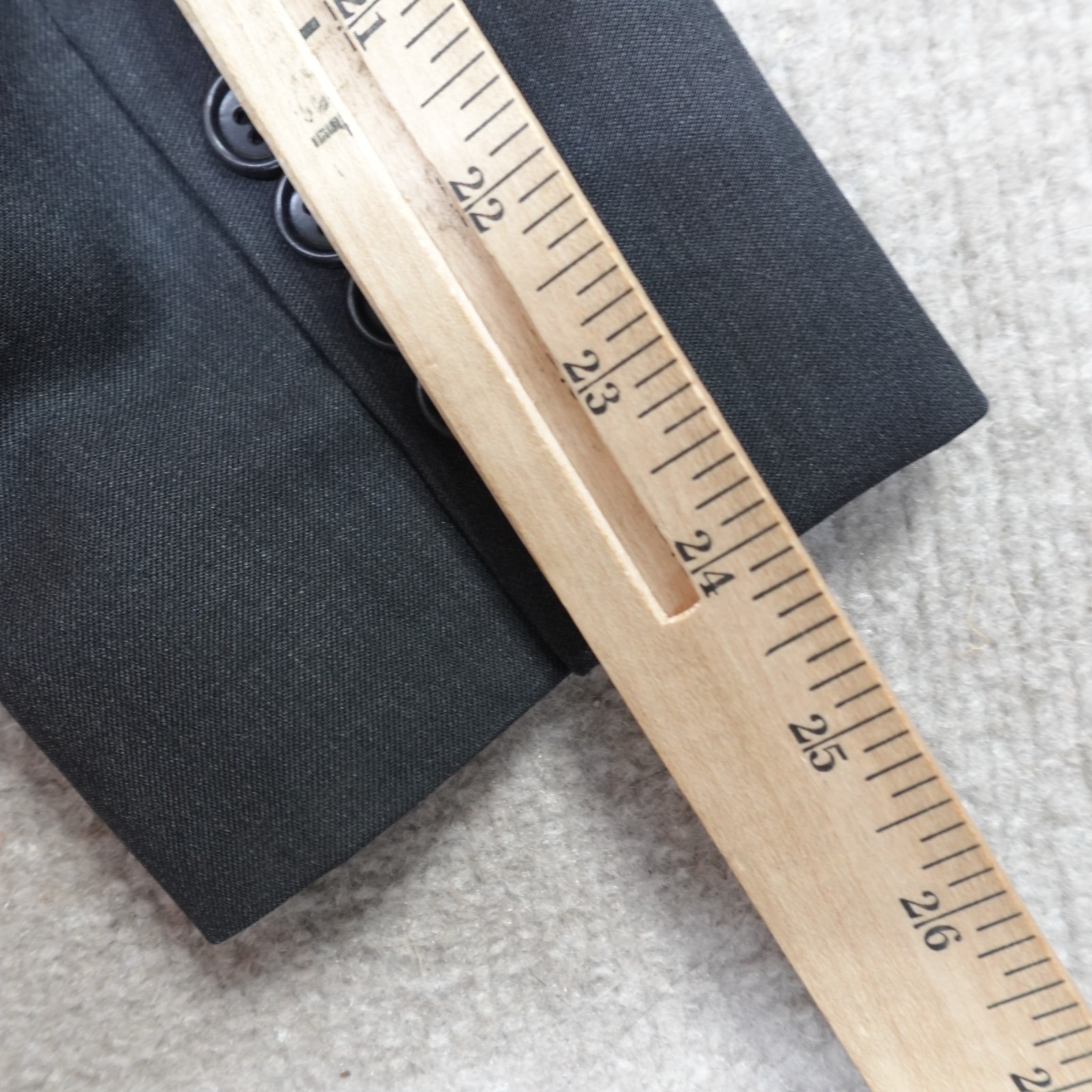 Bonobos Blazer 38R Gray Solid 2 Button Slim Doubl… - image 11