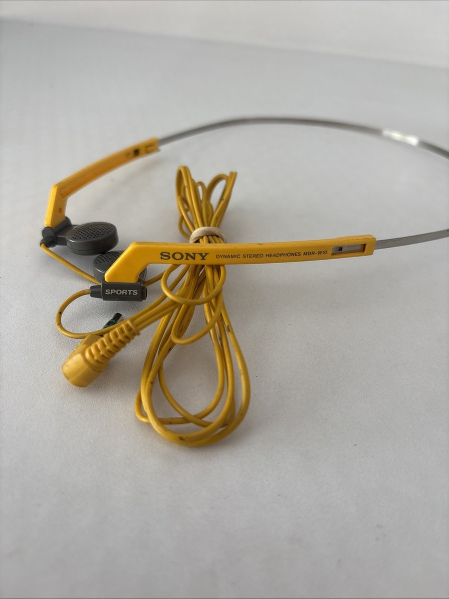 [可動品]ビンテージソニースポーツイヤホン sonysports MDR-W10 Sony Sports MDR-W10 Dynamic Stereo In-Ear Headphones