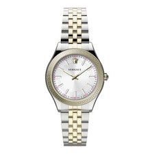 Versace Hellenyium Two Tone Stainless Steel Quartz Women's Watch VEHU01024