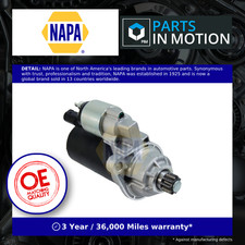 Starter Motor fits AUDI A3 8P1, 8P7, 8PA 3.2 2.0D 03 to 13 NAPA 02M911023N New